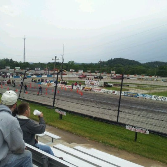 Photo taken at LaCrosse Fairgrounds Speedway by Randy G. on 5/27/2012