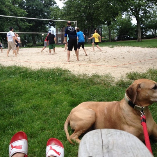 Stevens Beach Volleyball Court College Quad in Hoboken