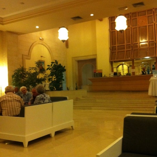 Photo taken at El Mouradi El Menzah Lobby Bar by A.G. on 2/25/2012