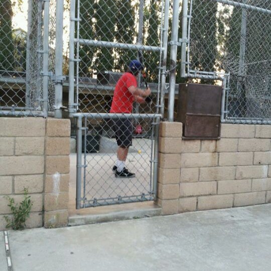 Photo taken at Home Run Park Batting Cages by Candace H. on 6/2/2012