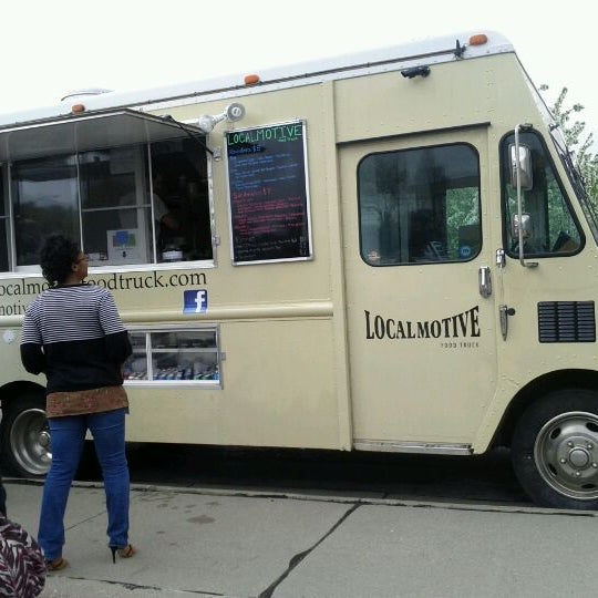 Photo taken at Localmotive Food Truck by tygrr on 3/29/2012