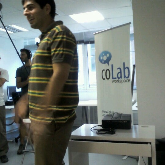 Photo taken at coLab Workspace by Manolis P. on 8/1/2012