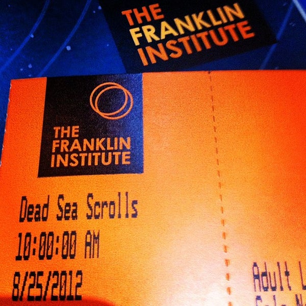 Photo prise au Dead Sea Scrolls at The Franklin Institute par Brett G. le8/25/2012