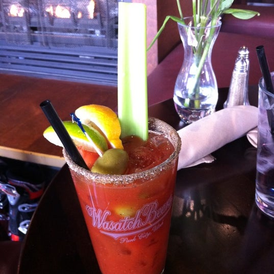 Grab a Bloody Mary before hitting the slopes! Best I've ever tasted <3