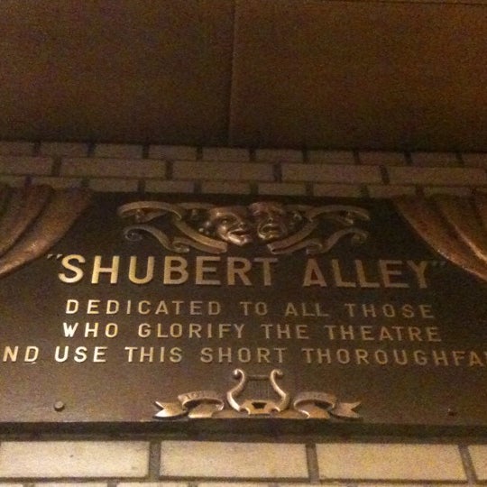Photo taken at Shubert Alley by Fred S. on 12/15/2011