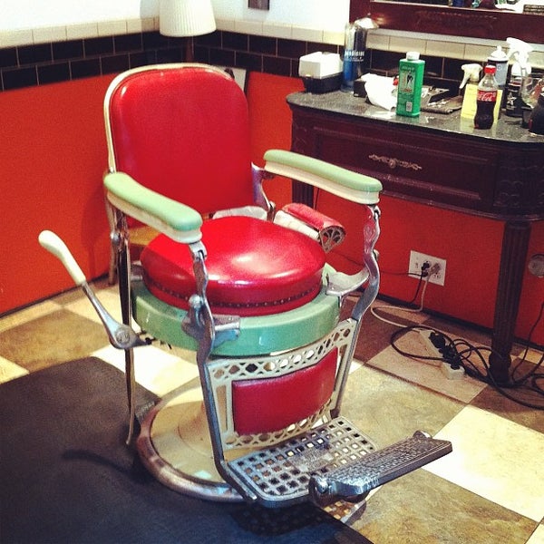 Photo taken at Tomcats Barbershop by Dave S. on 8/5/2012