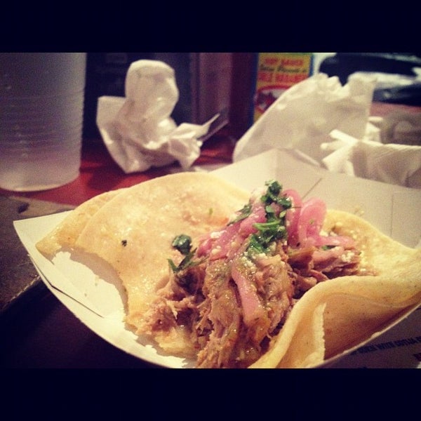 Photo taken at OMG Taco by Tanya M. on 1/24/2012