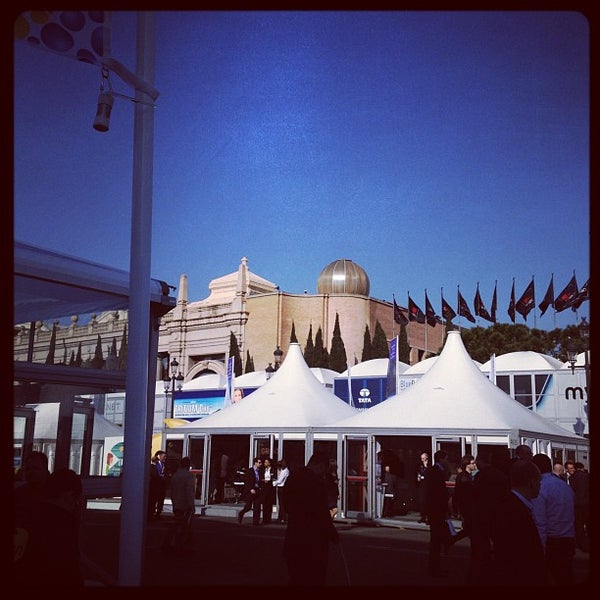 Photo taken at Mobile World Congress 2012 by Sameer G. on 2/29/2012