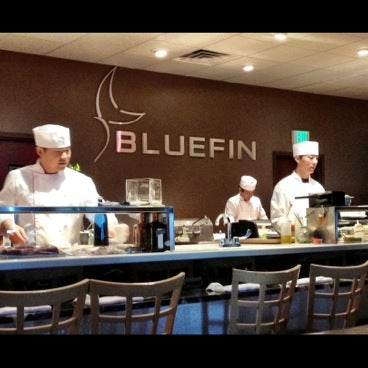 Photo taken at Bluefin Restaurant by Pam F. on 5/19/2012