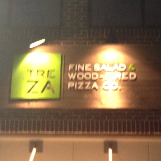 Photo taken at Treza Fine Salad &amp; Wood-Fired Pizza Co by Michael S. on 9/9/2012