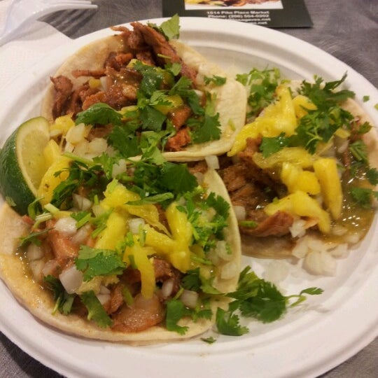 Photo taken at Los Agaves Mexican Street Food by Jonathan C. on 6/10/2012