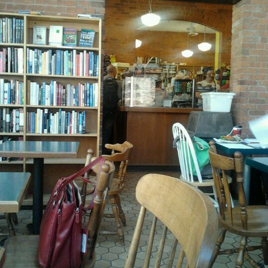 Photo taken at Book Trader Cafe by Mallory A. on 4/7/2012