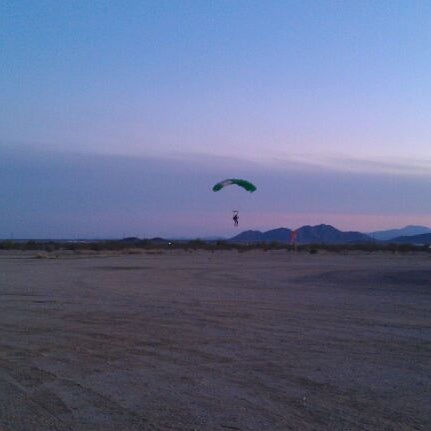 Photo taken at Skydive Phoenix Inc. by Cori S. on 11/21/2011