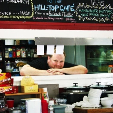 Photo taken at Hilltop Diner Cafe by Kristofer P. on 2/27/2012