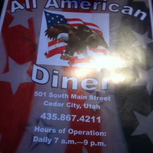 Снимок сделан в All American Diner пользователем Linda M. 9/4/2011