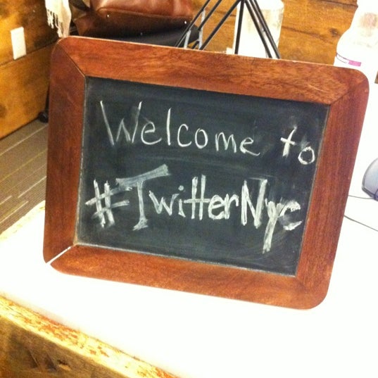 Photo taken at Twitter NYC by Jeremy F. on 4/4/2012