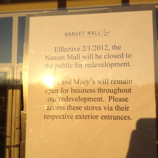 Nanuet Mall (Now Closed) Shopping Mall