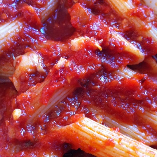 Penne fra diavolo, it's really hot!!