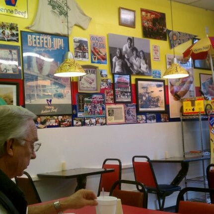 Photo taken at Mike&#39;s Chicago Hot Dogs by Keely D. on 12/22/2011