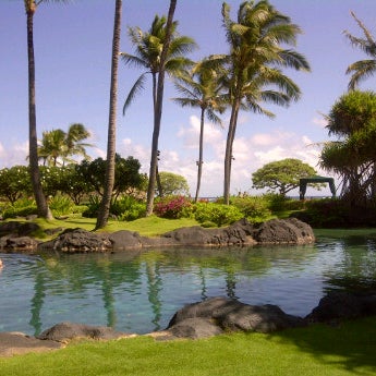 Das Foto wurde bei Grand Hyatt Kauai Salt Water Lagoon von John E. am 10/17/2011 aufgenommen