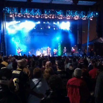 Photo taken at Allstate Fan Fest by Larry G. on 1/2/2012