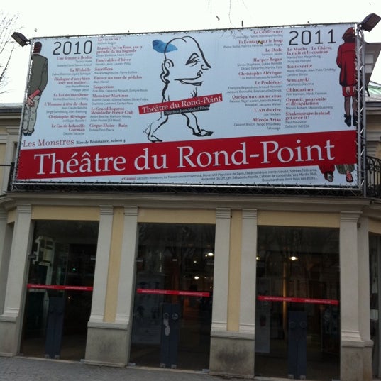 Photo taken at Théâtre du Rond-Point by R A. on 12/30/2010