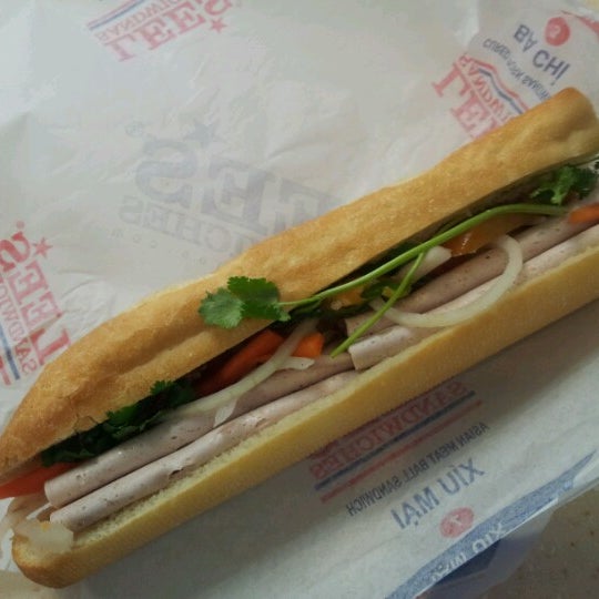 Photo taken at Lee&#39;s Sandwiches by Anthony H. on 6/26/2012