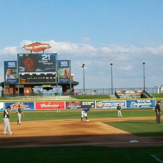 Photo taken at Dow Diamond by Philip on 5/29/2012