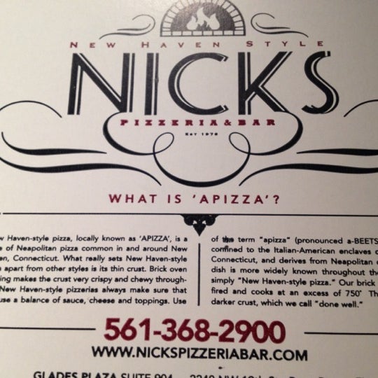 5/23/2012에 Bob M.님이 Nick&#39;s New Haven Style Pizzeria and Bar에서 찍은 사진
