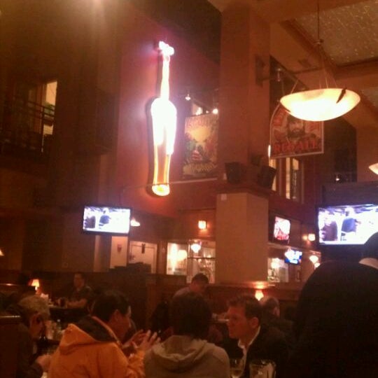 Photo taken at Rock Bottom Restaurant &amp; Brewery by Elissa F. on 2/17/2012