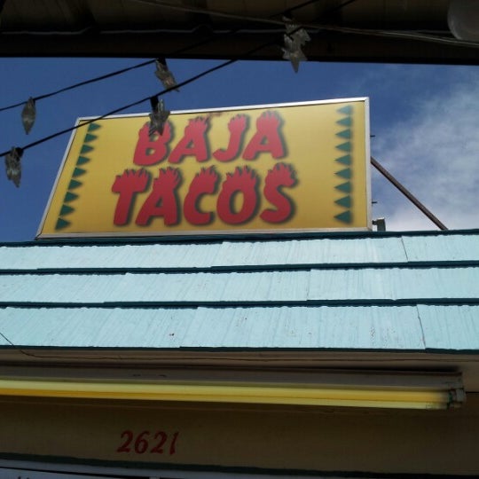 Photo taken at Baja Tacos by Terance W. on 7/23/2012