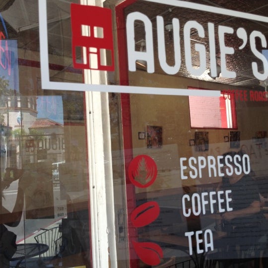 Photo taken at Augie&#39;s Coffee House by Lara S. on 7/9/2012