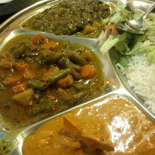 4/22/2012 tarihinde eva b.ziyaretçi tarafından Thali Cuisine Indienne'de çekilen fotoğraf