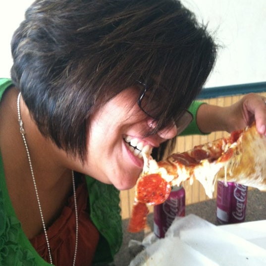 Photo taken at Rosati&#39;s Pizza by Irma B. on 7/24/2012