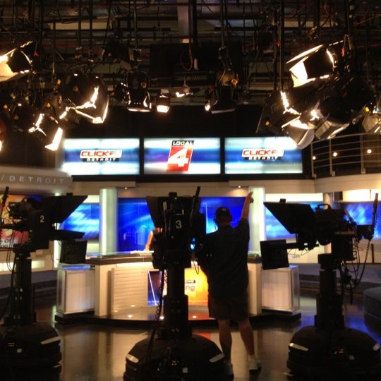 Photo taken at WDIV Local 4 News by Andrew H. on 8/11/2012
