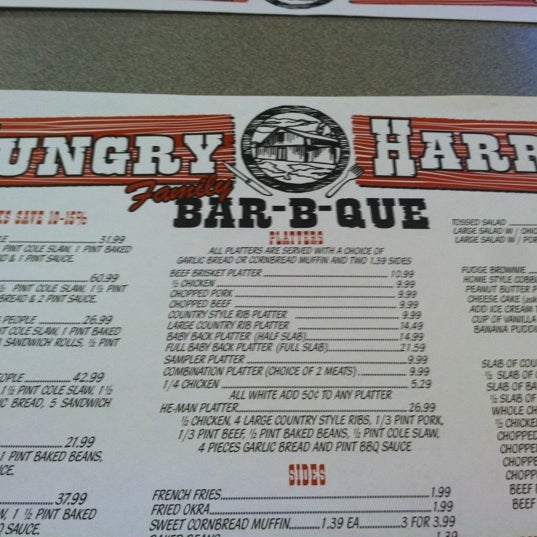 Hungry Harry's Family BBQ BBQ Joint