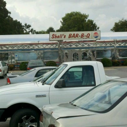 Photo taken at Shell&#39;s Bar-B-Q by Brooks W. on 8/30/2012
