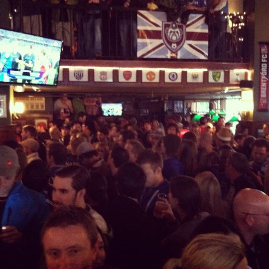 Photo taken at The Three Lions: A World Football Pub by Carrie G. on 5/19/2012