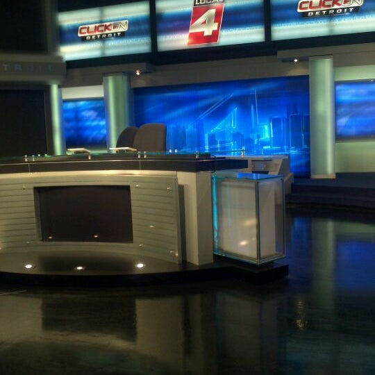 Photo taken at WDIV Local 4 News by G&#39;oni J. on 1/20/2012