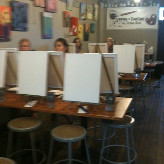 Photo taken at Sipping N&#39; Painting by Seth S. on 6/29/2011