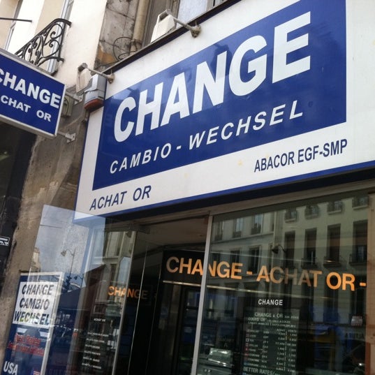 Abacor Achat Or et Argent Bureau de Change Paris Bastille Currency Exchange in Paris