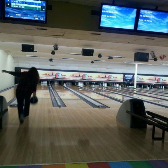 Photo taken at Cowtown Bowling Palace by Kelli M. on 1/31/2012