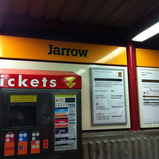 Jarrow Metro Station Grant St