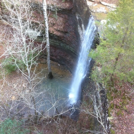 Bridal Veil Falls Scenic Lookout in Heber Springs