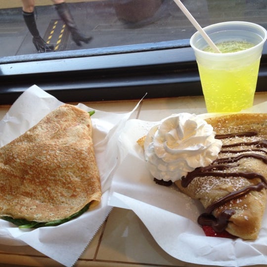 Photo taken at California Crepes by Areum O. on 3/2/2012