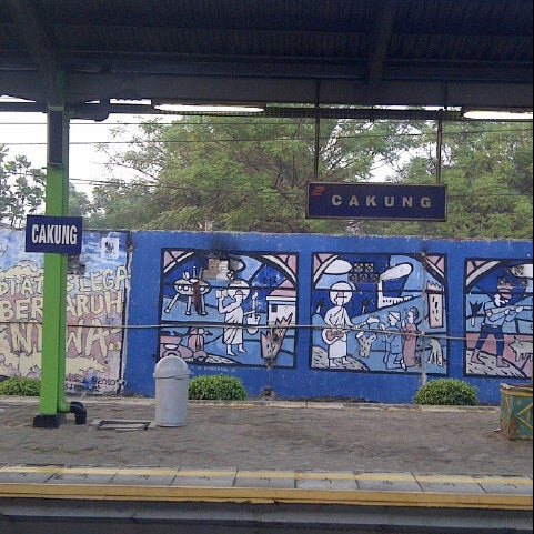 Stasiun Cakung Bahnhof In Jakarta Timur