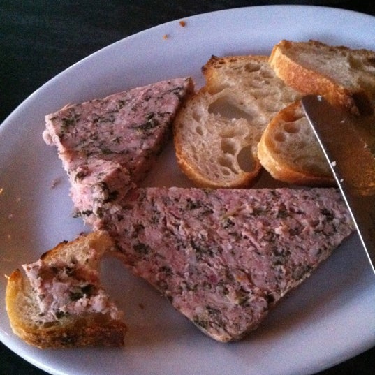 Try the housemade pate with rabbit, mustard greens, garlic and sweet chili. And a cocktail, of course.