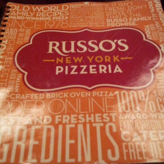 Photo taken at Russo&#39;s New York Pizzeria by Jazmin on 8/18/2012