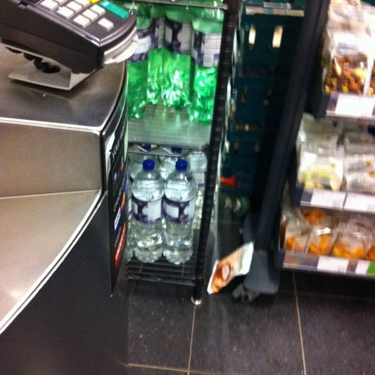 They sell 1.5 litre bottles of water for 43p here but hide them away so that you'll buy the more expensive ones