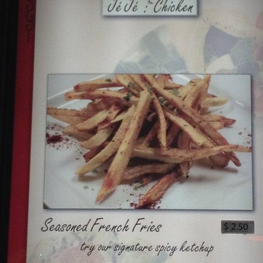 Try the seasoned fries! They are awesome.